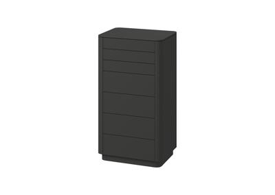 Мебель Ellipsefurniture Комод Tammi высокий 7 ящиков (черный) арт. TM010206050101