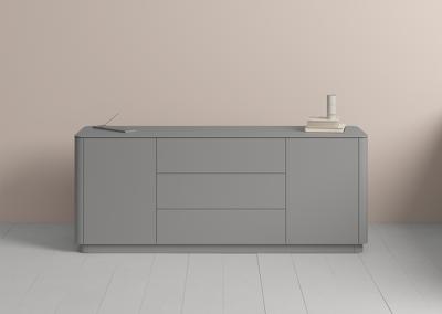 Мебель Ellipsefurniture Тумба Tammi 2 двери 3 ящика (светло-серый) арт. TM010204060101
