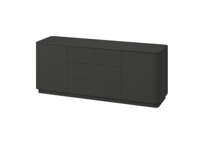 Мебель Ellipsefurniture Тумба Tammi 2 двери 3 ящика (черный) арт. TM010206060101