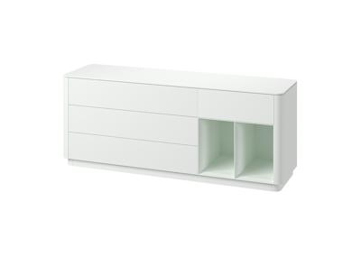 Тумба под ТВ Ellipsefurniture Тумба Tammi 4 ящика 2 полки ширина 180 см (белый) арт. TM010201090101