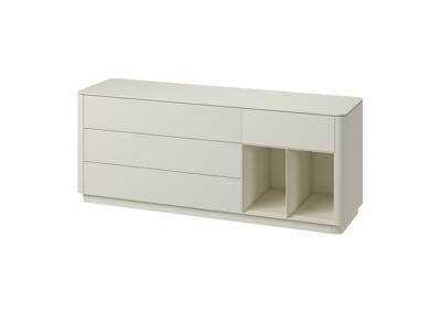 Тумба под ТВ Ellipsefurniture Тумба Tammi 4 ящика 2 полки ширина 180 см (молочный) арт. TM010203090101