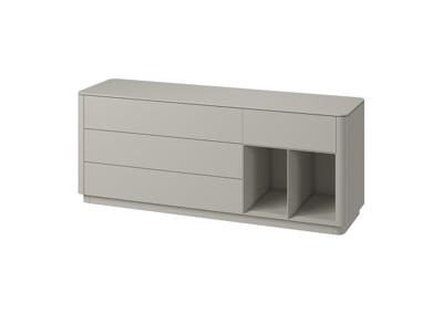 Тумба под ТВ Ellipsefurniture Тумба Tammi 4 ящика 2 полки ширина 180 см (серо-бежевый) арт. TM010202090101