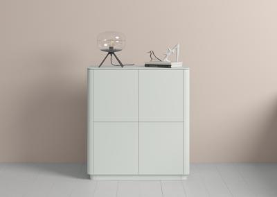 Шкаф Ellipsefurniture Шкаф Tammi 4 двери (светло-серый) арт. TM010204170101