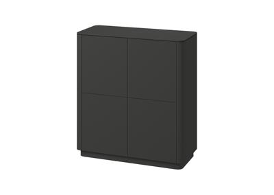 Шкаф Ellipsefurniture Шкаф Tammi 4 двери (черный) арт. TM010206170101
