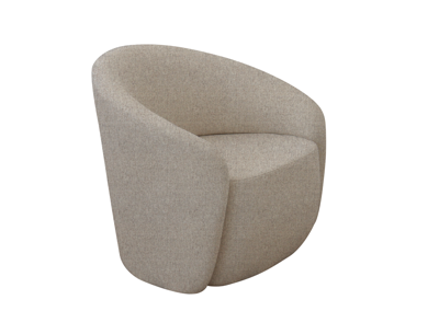 Стол письменный Ellipsefurniture Кресло Ellipse E7.1 (бежевый, рогожка) арт. K3010201130401