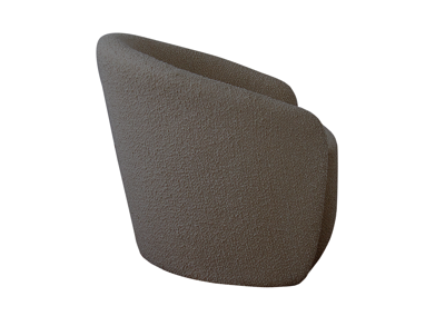 Стол письменный Ellipsefurniture Кресло Ellipse E7.1 (серый, букле) арт. KP010202270301