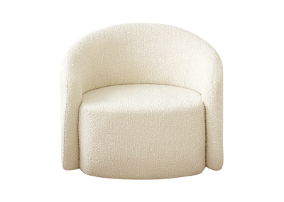 Стол письменный Ellipsefurniture Кресло Ellipse E7.1 (молочный, букле) арт. KP010207270301