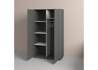 Шкаф Ellipsefurniture Шкаф Tammi 2-х створчатый высокий (черный) арт. TM010206190101
