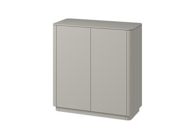 Шкаф Ellipsefurniture Шкаф Tammi 2 двери низкий (серо-бежевый) арт. TM010202180101