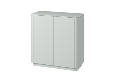 Шкаф Ellipsefurniture Шкаф Tammi 2 двери низкий (светло-серый) арт. TM010204180101