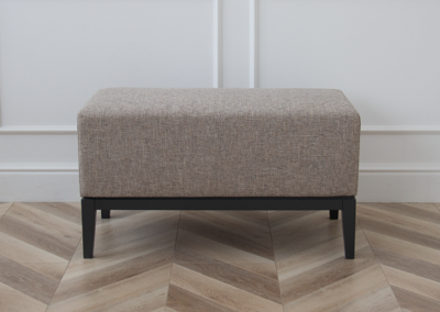 Банкетка Ellipsefurniture Банкетка Fjord 80 см (бежевый рогожка, бук под эмалью) арт. KP010201290401