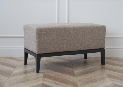 Банкетка Ellipsefurniture Банкетка Fjord 80 см (бежевый рогожка, бук под эмалью) арт. KP010201290401