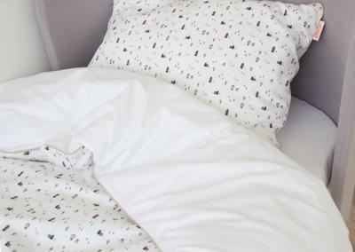 Домик Ellipsefurniture Комплект постельного белья «Домики» (кант, сатин) арт. ZN-367438