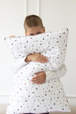 Домик Ellipsefurniture Комплект постельного белья «Домики» (кант, сатин) арт. ZN-367438