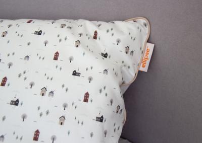 Домик Ellipsefurniture Комплект постельного белья «Домики» (кант, сатин) арт. ZN-367438