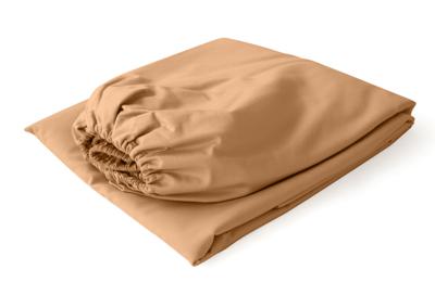 Наматрасник Ellipsefurniture Простынь на резинке для кровати 140*200 см (мокко, сатин) арт. ZN-367449