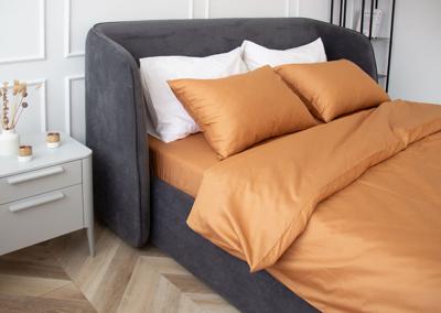 Наматрасник Ellipsefurniture Простынь на резинке для кровати 140*200 см (мокко, сатин) арт. ZN-367449