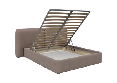 Кровать Ellipsefurniture Кровать двуспальная Hub Soft 160 см (капучино, твид) арт. HU010105350499