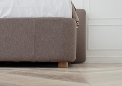 Кровать Ellipsefurniture Кровать двуспальная Hub Soft 160 см (капучино, твид) арт. HU010105350499