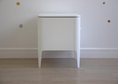 Мебель Ellipsefurniture Тумба прикроватная Type 1 полка 1 ящик ширина 50 см (белый) арт. TY010301430101