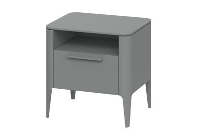 Мебель Ellipsefurniture Тумба прикроватная Type 1 полка 1 ящик ширина 50 см (серый) арт. TY010303430101