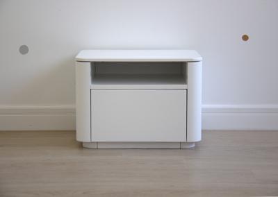 Мебель Ellipsefurniture Тумба прикроватная Tammi 1 полка 1 ящик ширина 50 см (белый) арт. TM010201260101