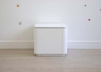 Мебель Ellipsefurniture Тумба прикроватная Tammi 1 полка 1 ящик ширина 50 см (белый) арт. TM010201260101