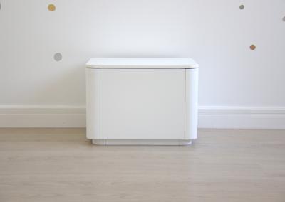 Мебель Ellipsefurniture Тумба прикроватная Tammi 1 полка 1 ящик ширина 50 см (белый) арт. TM010201260101