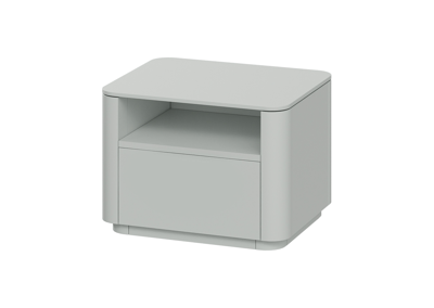 Тумбочка Ellipsefurniture Тумба прикроватная Tammi 1 полка 1 ящик ширина 50 см (cветло-серый) арт. TM010204260101