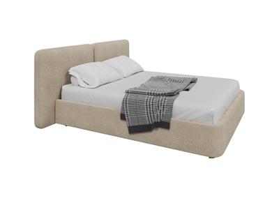 Кровать Ellipsefurniture Кровать двуспальная Hub Soft 160 см (молочный, букле) арт. HU010106350499
