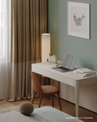 Мебель Ellipsefurniture Стол письменный Type oak 140*70 см (белый) арт. TY010301440101