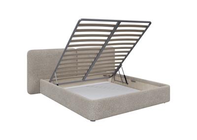 Кровать Ellipsefurniture Кровать двуспальная Hub Soft 200 см (бежевый, букле) арт. HU010111370499