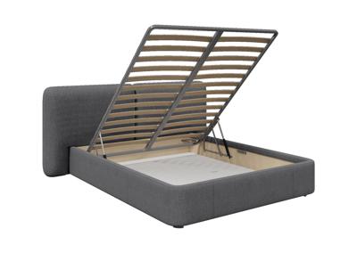 Кровать Ellipsefurniture Кровать двуспальная Hub Soft 160 см (серый, твид) арт. HU010109350199