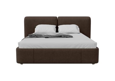 Кровать Ellipsefurniture Кровать двуспальная Hub Soft 200 см (шоколад, твид) арт. HU010110370199
