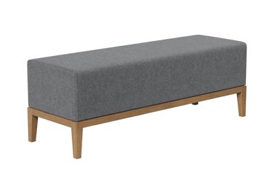Банкетка Ellipsefurniture Банкетка Fjord 120 см (серый твид, бук) арт. KP010202290701