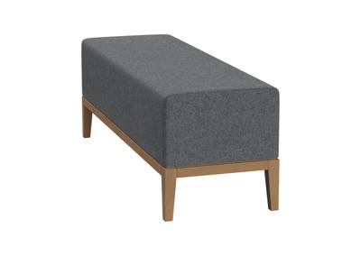 Банкетка Ellipsefurniture Банкетка Fjord 120 см (серый твид, бук) арт. KP010202290701