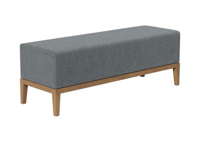 Банкетка Ellipsefurniture Банкетка Fjord 120 см (светло-серый твид, бук) арт. KP010214290701