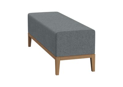 Банкетка Ellipsefurniture Банкетка Fjord 120 см (светло-серый твид, бук) арт. KP010214290701