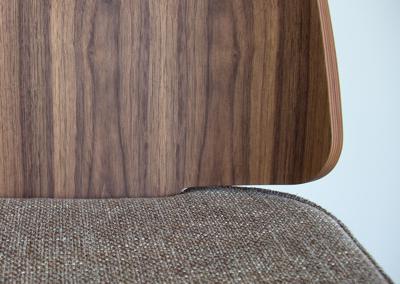 Стол письменный Ellipsefurniture Стул E9.6 (орех / коричневый, рогожка) арт. KP010209020101