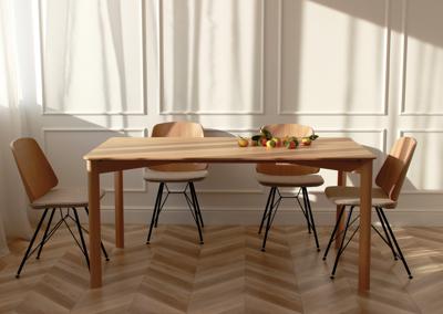 Стол Ellipsefurniture Стол обеденный Сross 160*90 см (натуральный дуб) арт. CK01041514117