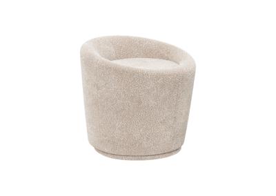 Пуф Ellipsefurniture Пуф E5.3 (молочный, букле) арт. KP010207040301