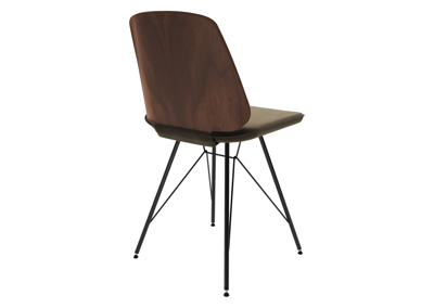Стол письменный Ellipsefurniture Стул E9.6 (орех / серо-зеленыи? FiberGuard) арт. EL01011410607
