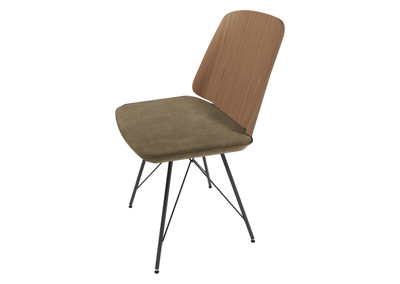 Стол письменный Ellipsefurniture Стул E9.6 (дуб / серо-зеленыи? FiberGuard) арт. EL01011510607