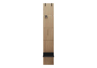 Вешалка Ellipsefurniture Вешалка Stripe L (натуральный дуб, черный) арт. ST012402141