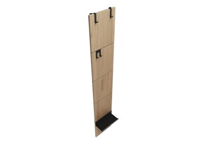 Вешалка Ellipsefurniture Вешалка Stripe L (натуральный дуб, черный) арт. ST012402141
