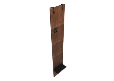Вешалка Ellipsefurniture Вешалка Stripe L (орех, черный) арт. ST012402124