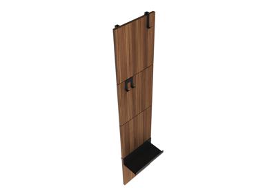 Вешалка Ellipsefurniture Вешалка Stripe M (орех, черный) арт. ST012302124
