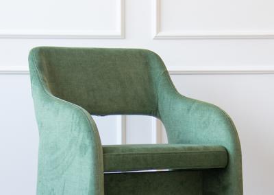 Стол письменный Ellipsefurniture Стул E7.6 (зелено-голубой, FiberGuard) арт. EL01062513607