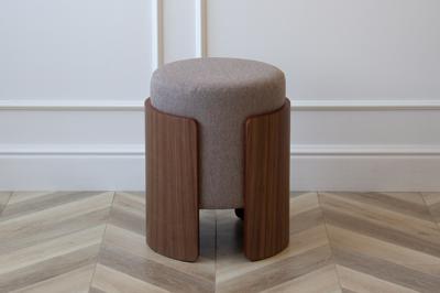 Пуф Ellipsefurniture Пуф Lagom (капучино твид, орех) арт. LG0103148103