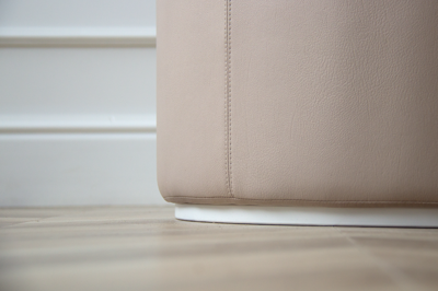 Мебель Ellipsefurniture Столик Sun L, D 66 см высота 35 см (белый, бежевый) арт. LG01340203802